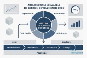 Sistema Gestión Volumen Entregabilidad Email: Patrones de Arquitectura para Escalar